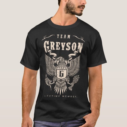 TEAM Greyson Lifetime Mitglied. T-Shirt (Vorderseite)