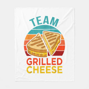 Team Grilled Cheese Funny Sandwich Lover Graphic Fleecedecke
