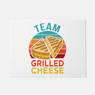 Team Grilled Cheese Funny Sandwich Lover Graphic Fußmatte