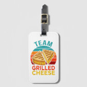 Team Grilled Cheese Funny Sandwich Lover Graphic Gepäckanhänger (Vorderseite Vertikal)