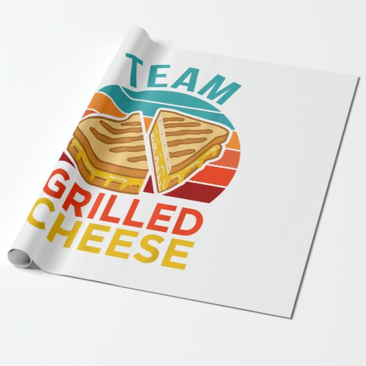 Team Grilled Cheese Funny Sandwich Lover Graphic Geschenkpapier (Ungerollt)