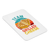 Team Grilled Cheese Funny Sandwich Lover Graphic Magnet (Rechte Seite)