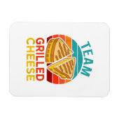 Team Grilled Cheese Funny Sandwich Lover Graphic Magnet (Horizontal)