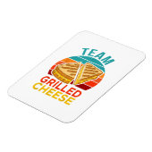 Team Grilled Cheese Funny Sandwich Lover Graphic Magnet (Linke Seite)
