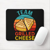 Team Grilled Cheese Funny Sandwich Lover Graphic Mousepad (Mit Mouse)