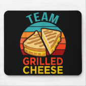 Team Grilled Cheese Funny Sandwich Lover Graphic Mousepad (Vorne)