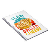 Team Grilled Cheese Funny Sandwich Lover Graphic Notizblock (Rechte Seite)