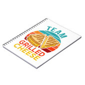 Team Grilled Cheese Funny Sandwich Lover Graphic Notizblock (Linke Seite)