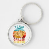 Team Grilled Cheese Funny Sandwich Lover Graphic Schlüsselanhänger (Vorne)