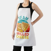 Team Grilled Cheese Funny Sandwich Lover Graphic Schürze (InSitu)
