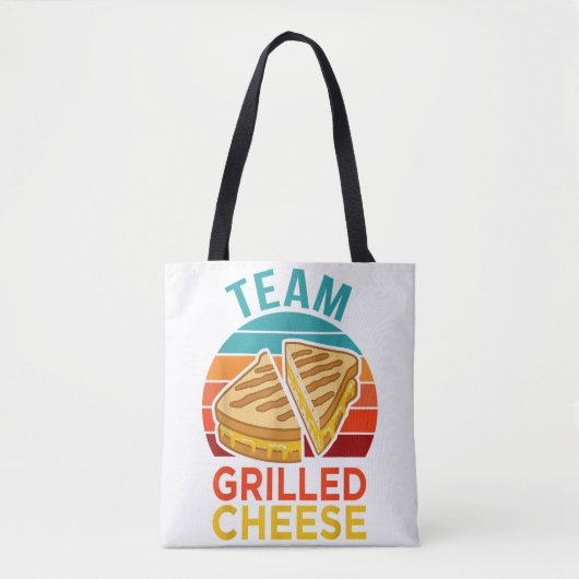 Team Grilled Cheese Funny Sandwich Lover Graphic Tasche (Vorderseite)