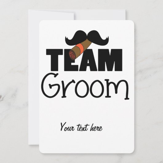 Team Groom (Vorderseite)