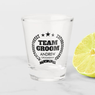 Team Groom Bachelor-Party-Glas für Trauzeugen Schnapsglas