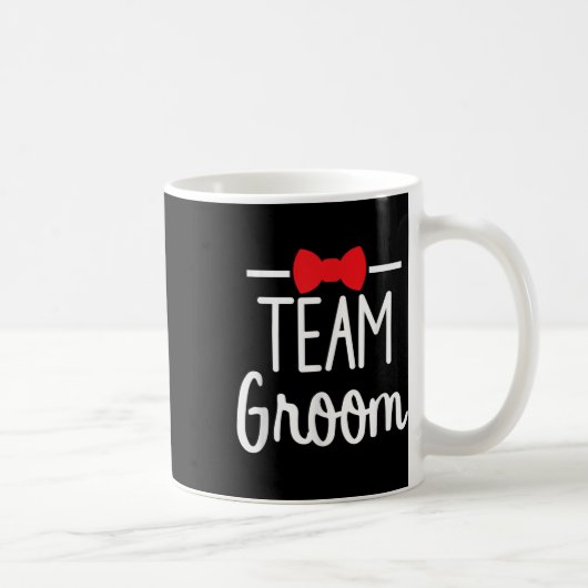 Team Groom Bachelor Party Kaffeetasse (Rechts)