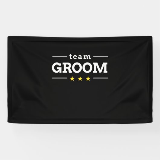 Team Groom Banner (Horizontal)