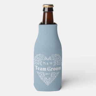 Team Groom benutzerdefinierte Textflasche cooler Flaschenkühler