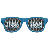 Team Groom Blue Kontur Black Sonnenbrille (Vorderseite)