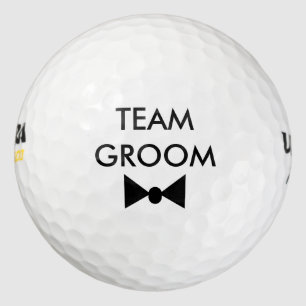 Team Groom Bow Krawatte Bachelor Partyball Golfball