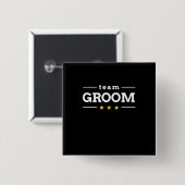 Team Groom Button (Vorne & Hinten)