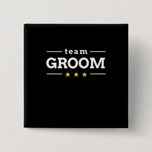 Team Groom Button (Vorderseite)