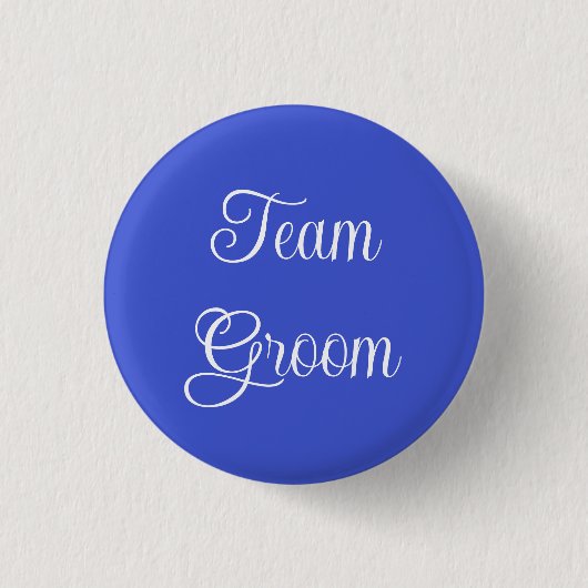 Team Groom Button (Vorderseite)
