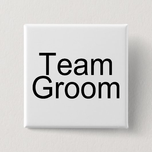 Team Groom Button (Vorderseite)