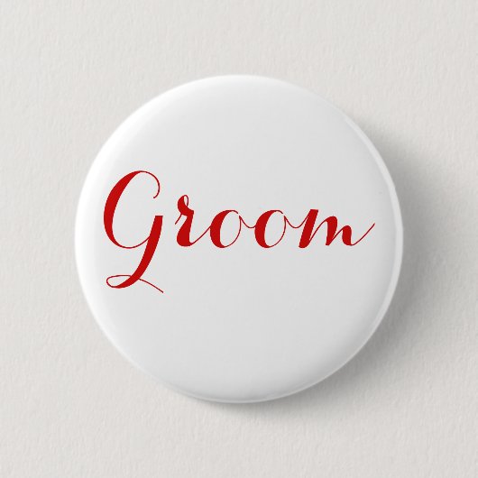 Team Groom Button (Vorderseite)