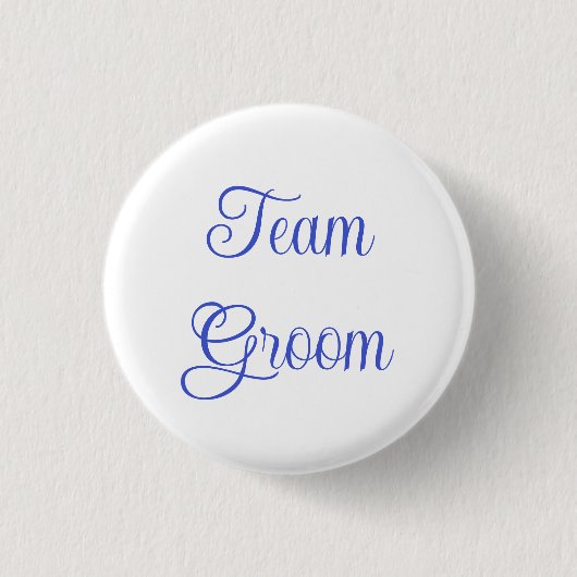 Team Groom Button (Vorderseite)