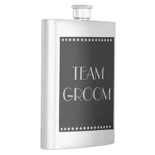 Team Groom Classic Flask Flachmann (Rechts)
