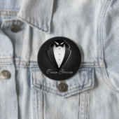 Team Groom Classy Tuxedo Button (Beispiel)