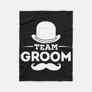 Team Groom Crew Party Squad Grooms Bachelor Fleecedecke
