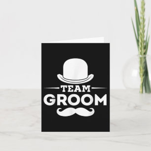 Team Groom Crew Party Squad Grooms Bachelor Karte