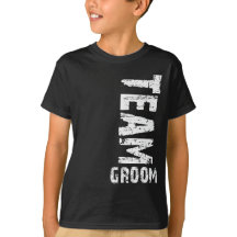 Team Groom Extra großer Grunge Text