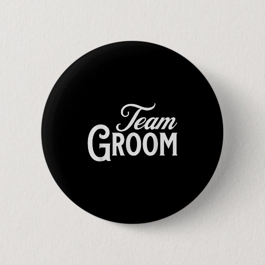 Team Groom Group Matching Bachelor Party 2024 Groo Button (Vorderseite)