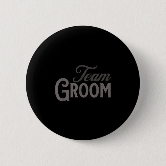 Team Groom Group Matching Bachelor Party 2024 Groo Button (Vorderseite)