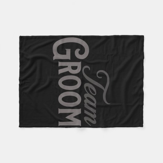Team Groom Group Matching Bachelor Party 2024 Groo Fleecedecke (Vorderseite (Horizontal))