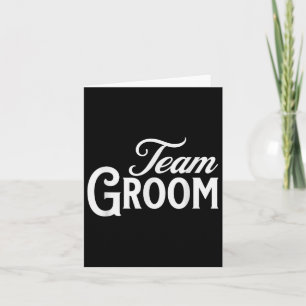 Team Groom Group Matching Bachelor Party 2024 Groo Karte
