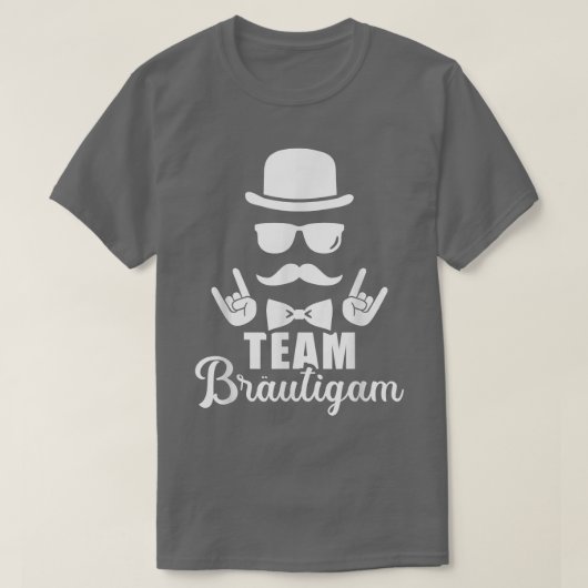 Team Groom Hen Party T-Shirt (Design vorne)