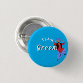 Team Groom Ladkewale-Abzeichen Button (Vorne & Hinten)