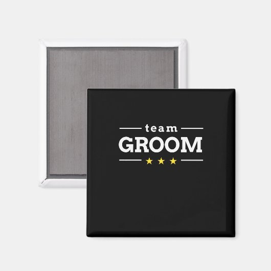 Team Groom Magnet (Vorderseite/Rückseite)