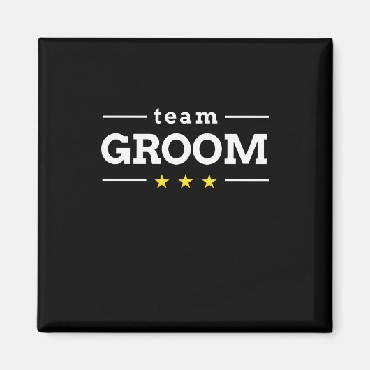 Team Groom Magnet (Vorne)