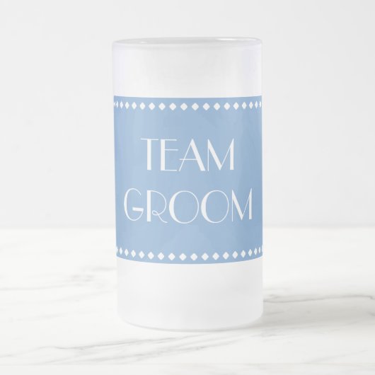 Team Groom Mattierte Tasse (Mittel)