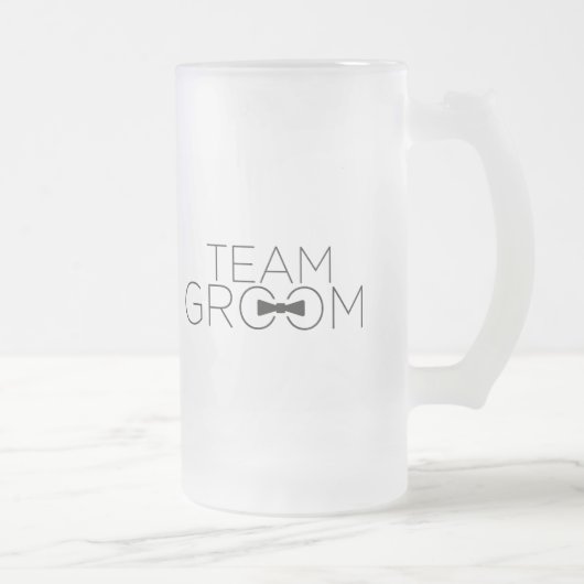 Team Groom Mattierte Tasse (Rechts)