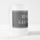Team Groom Mattierte Tasse (Vorderseite Links)