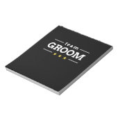 Team Groom Notizblock (Rotiert)