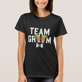 Team Groom Party Bachelor Shots Braut Hochzeit T-Shirt
