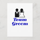 Team Groom Postkarte (Vorderseite)