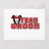 Team Groom Postkarte (Vorderseite)