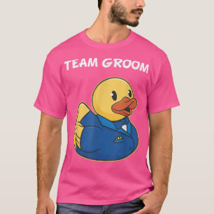 Team Groom Rubber Duck Party Boys Stag Night T-Shirt