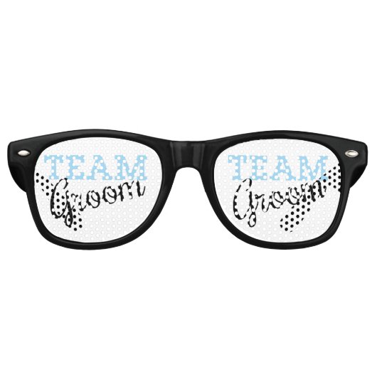 Team Groom Script Sonnenbrille (Vorderseite)